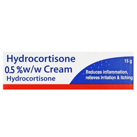 Hydrocortisone Cream 05 15g The Pavilion