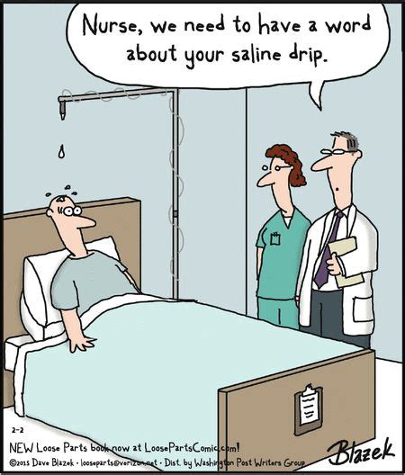 Loose Parts By Dave Blazek For February GoComics Com Hospital Humor Medical Humor