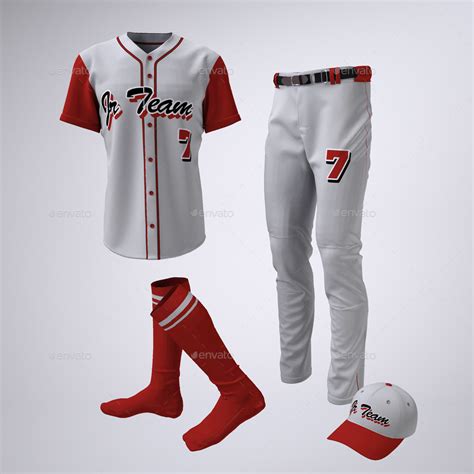 Baseball Team Jerseys And Uniform Mock Up By Sanchi477 Graphicriver