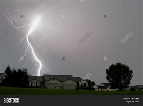 Lightning Strikes Image And Photo Free Trial Bigstock