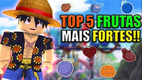 Top 5 Frutas Atuais Mais Fortes Do Blox Fruits Youtube