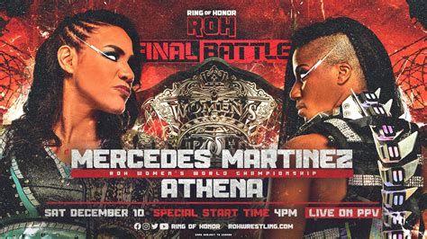 Roh Final Battle Full Card Start Time And How To Watch Todays Ppv