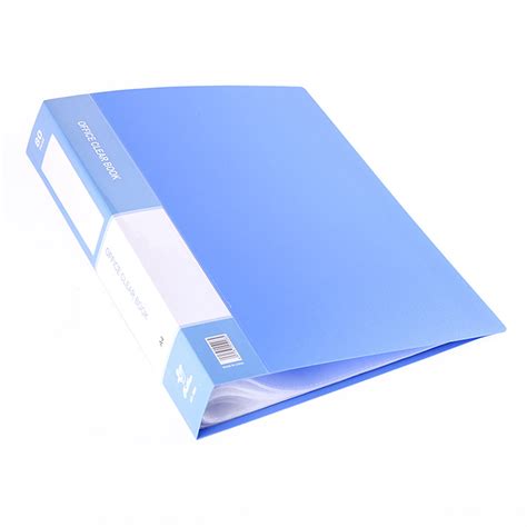 Letter Size Assorted Colors Transparent Information Booklet A4 Insert