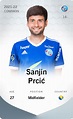 Common card of Sanjin Prcić – 2021-22 – Sorare
