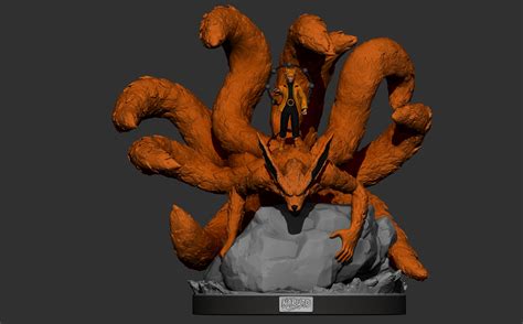 Fichier 3d Statuefigurine De Naruto Et Kurama 🦊・design à Télécharger