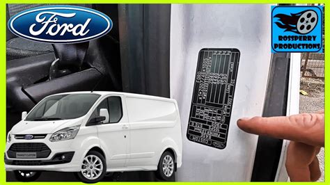 Ford Transit Tourneo Vin Number Paint Code And Tyre Information