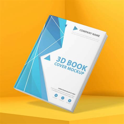 Free 3d Book Cover Mockup Psd Template Css Author