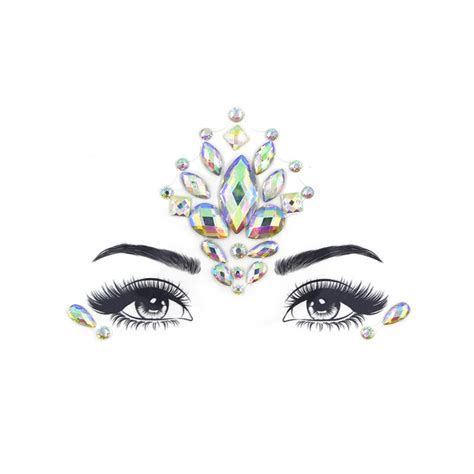 face jewels sticker make up adhesive temporary tattoo body art gems rhinestone stickers for