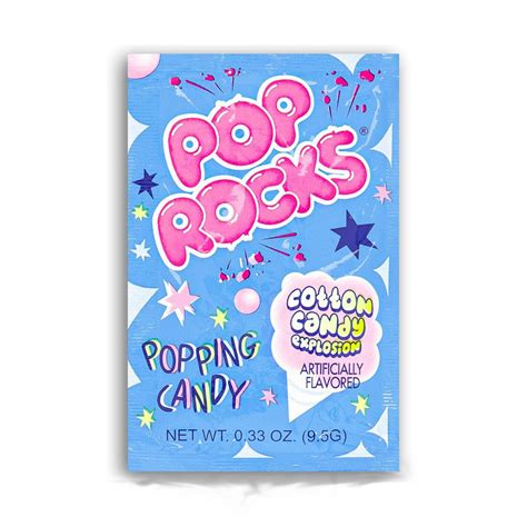 Pop Rocks Cotton Candy Popping Candy 95g American Food Mart
