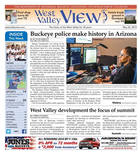 West Valley View: West 05 - 22 - 2019 by Times Media Group - Issuu