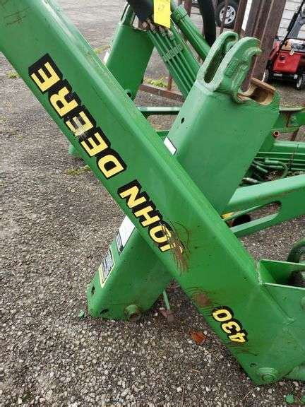 John Deere 430 Hydraulic Loader With 5 Bucket Untested Inspect At