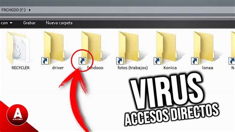 como eliminar o quitar el virus de acceso directo de mi usb 2021 youtube