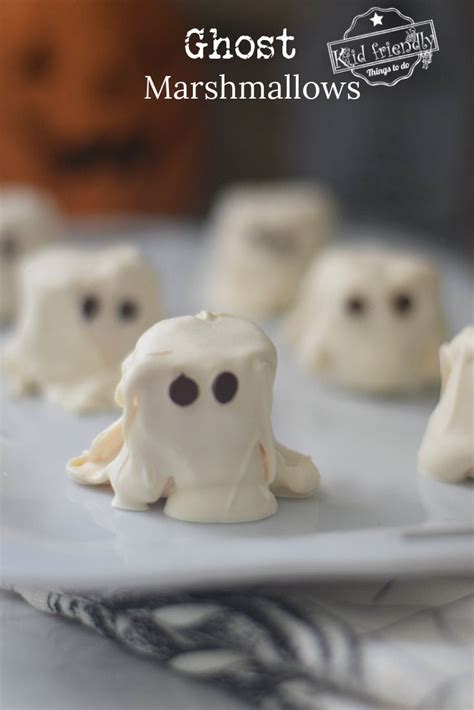 Ghost Marshmallows So Cute And Easy