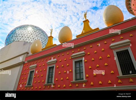 Salvador Dali Museum In Figueres Figueras Of Catalonia Spain Stock