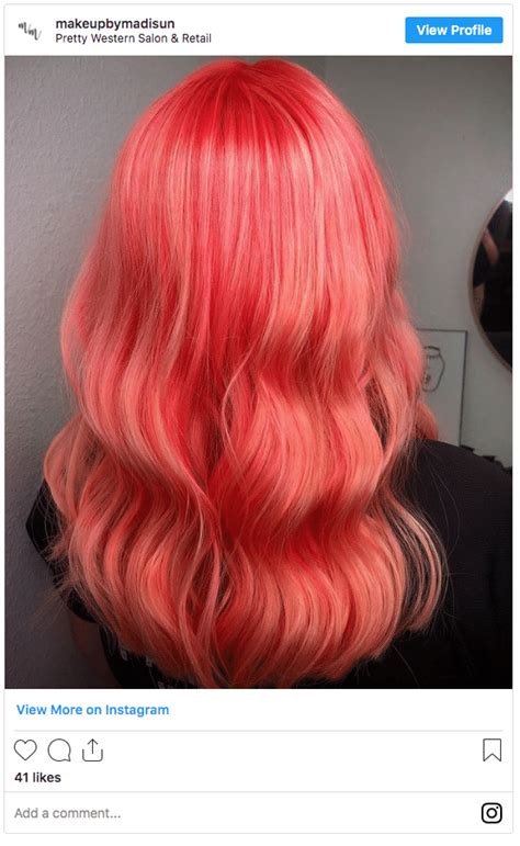 Neon Peach Hair Ideas How To Get The Juicy Look