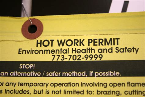 Hot Work Permit Flickr Photo Sharing
