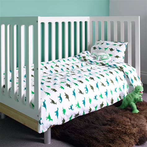Sizes, cot quilts, junior quilts, king single quilts. dinosaur cot bed duvet set by lulu and nat ...