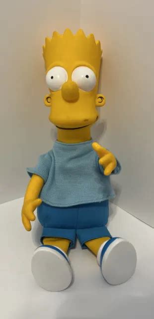 The Simpsons Bart Simpson Dan Dee 11 Vinyl Plush Doll Toy Vintage Groening 1990 14 95 Picclick