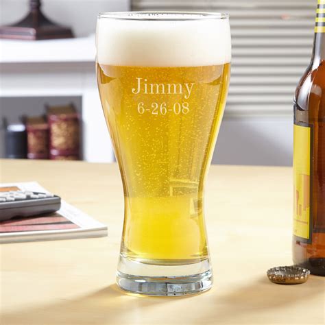 Personalized Pilsner Glass 20oz