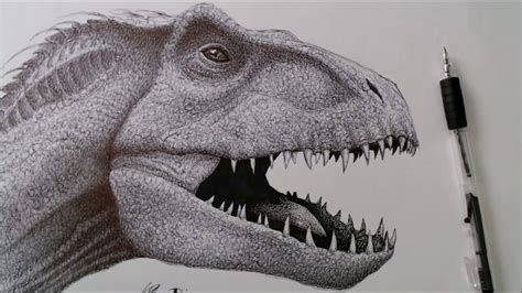 Drawing Indoraptor From Jurassic World Fallen Kingdom Youtube