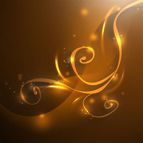 Vector Golden Gold Swirls Background Ipad Iphone Hd Wallpaper Free