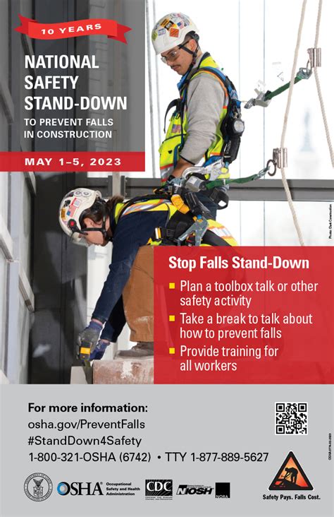 National Safety Stand Down To Prevent Falls In Construction