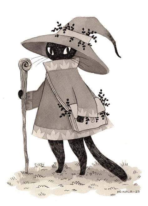 A Wizard Cat By Heikala On Deviantart