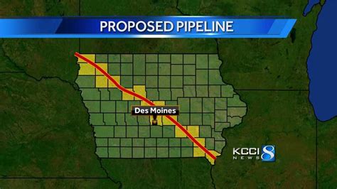 New Oil Pipeline Proposed Across 17 Iowa Counties