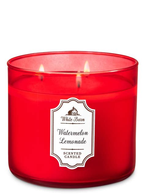 White Barn Watermelon Lemonade 3 Wick Candle By Bath And Body Works Candles Scented Candles