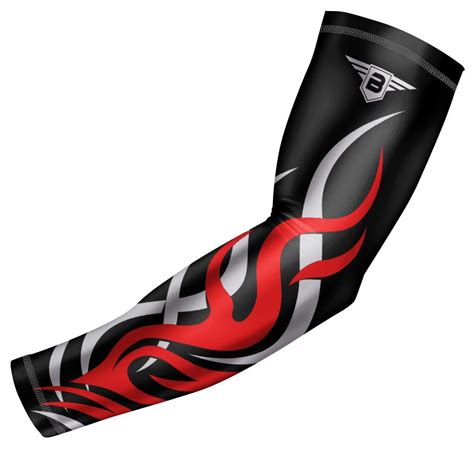 Bucwild Sports Flame Compression Arm Sleeve For Baseball Basketball