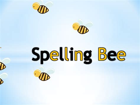 Spelling Bee Teaching Resources