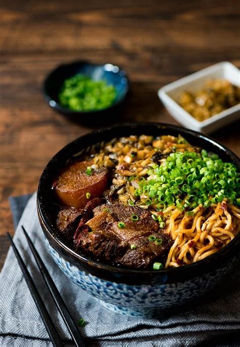 This taiwanese beef noodle soup recipe is just like a hug in a bowl, with perfectly orchestrated spicy, savoury, fresh, salty deliciousness. Taiwanese Beef Noodle Soup | Recipe | Taiwanese cuisine ...