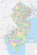 Zip Code Map New Jersey – Map Vector
