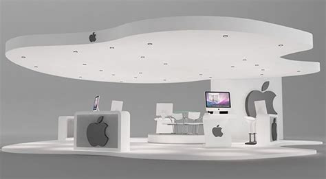 Apple Exhibition Stand Made In 3d Max And Vray On Behance Exhibition