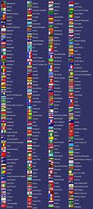 The World 39 S Most Famous Flags Are Shown In This Chart Which Shows