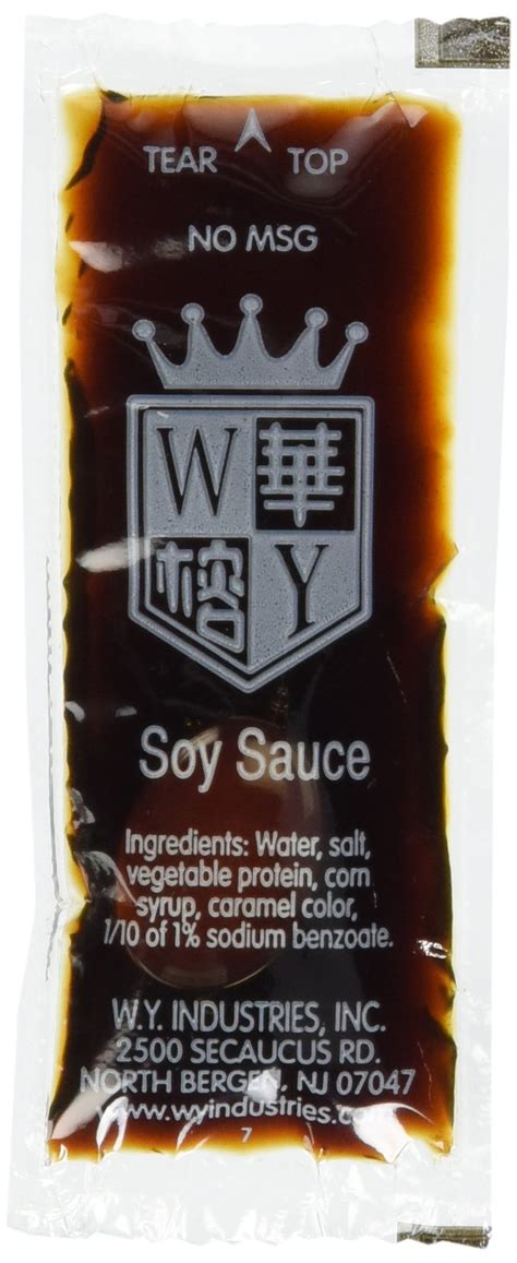 200 Packets Soy Sauce Wy Free Shipping 15051010014 Ebay