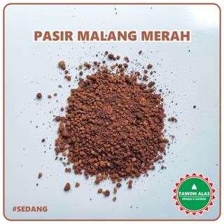 Jual Pasir Malang Merah 1 Kg Media Tanam Dan Aquascape Shopee Indonesia