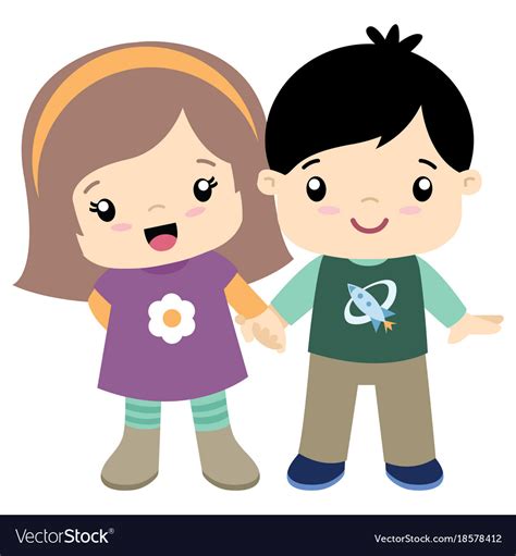 Boy And Girl Holding Hands Cartoon 190701 Boy And Girl Holding Hands