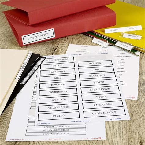 Starting with colored label stock opens up lots of creative options—even if you only put just a file or folder name on the label—but in this tutorial, i'm going before we can do anything, we need the word template for the correct labels. Avery White Lever Arch Filing Labels - 134 x 11mm - 600 Labels (L7170) | Winc