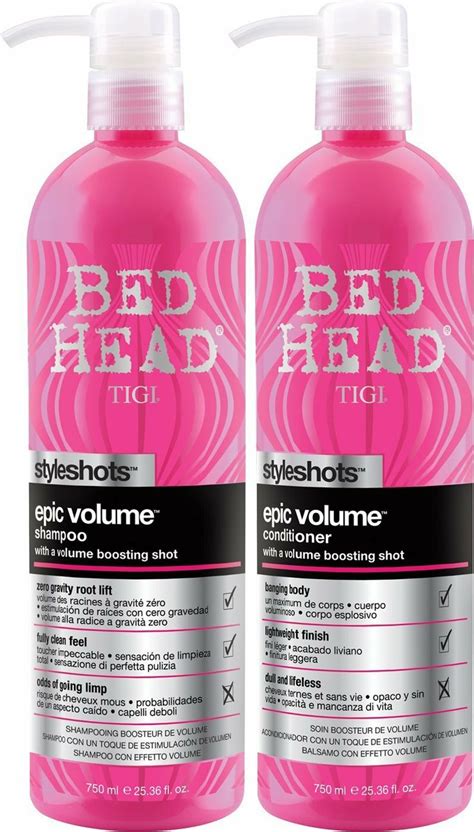 TIGI Bed Head Styleshots Epic Volume Shampoo And Conditioner Duo X