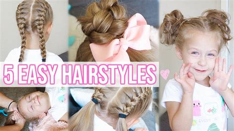 5 Easy Hairstyles For Little Girls Back To School