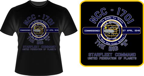 Uss Enterprise Ncc 1701 Commissioning T Shirt By Viperaviator On Deviantart