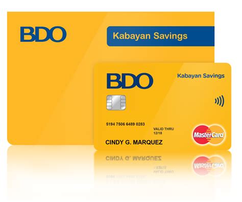 The institution will do two checks on applicants. Credit to BDO Kabayan Savings | BDO Unibank, Inc.