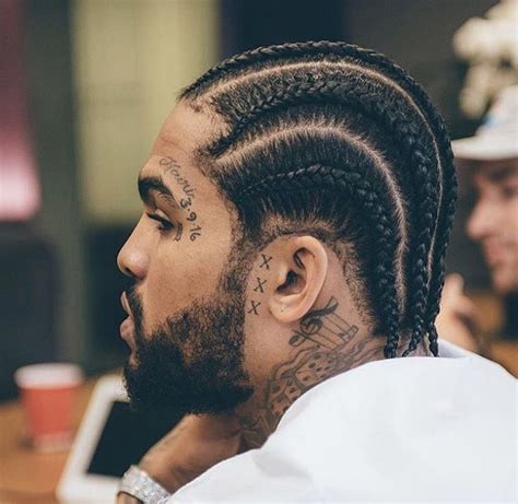 The Eye Of The Storm Dave East Mens Braids Hairstyles Boy Braids