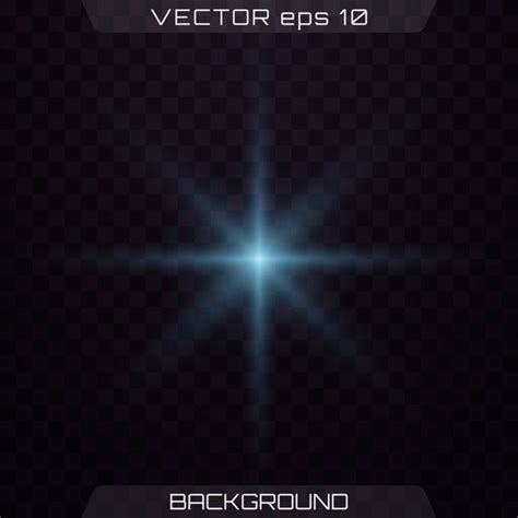 Star Light Effect Premium Vector