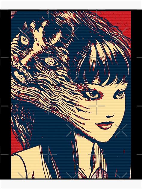 Uzumaki Horror Face Tomie Junji Ito Poster For Sale By Katydavid8