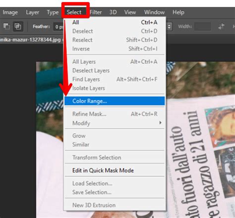 How Do You Select All Of One Color In Photoshop
