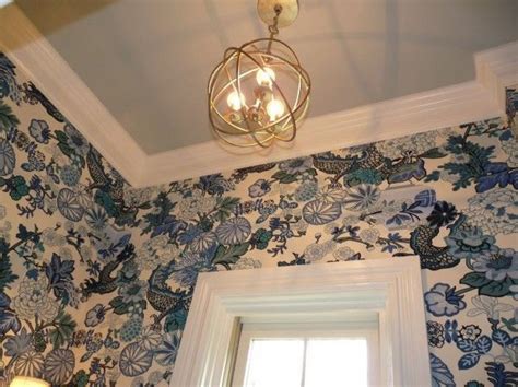 Free Download Eclectic Home Tour Bold Powder Room Wallpaper 600x449
