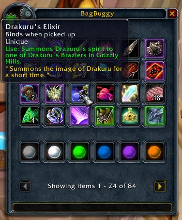 It supports a list of guild bank items if you have. BagBuddy : Bags, Bank, Inventory : World of Warcraft AddOns