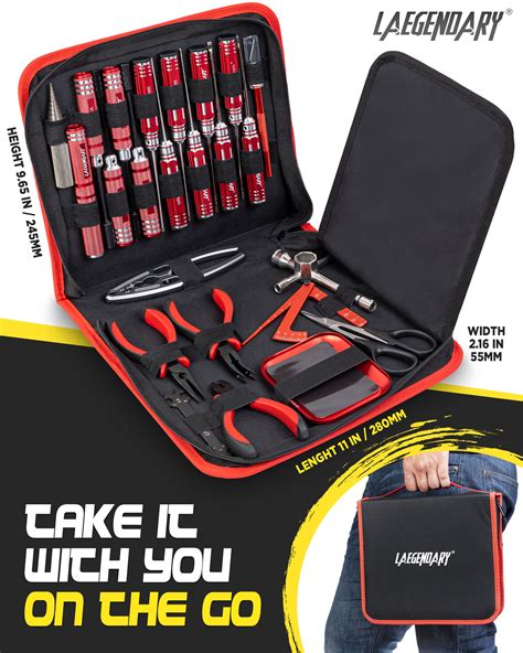 Rc Car Tool Kit Red Laegendary